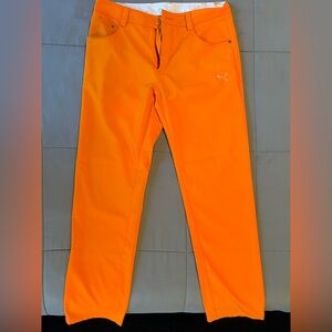 Men’s Orange Golf Pants 30x32